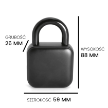 Fingerprint padlock T-IQ401