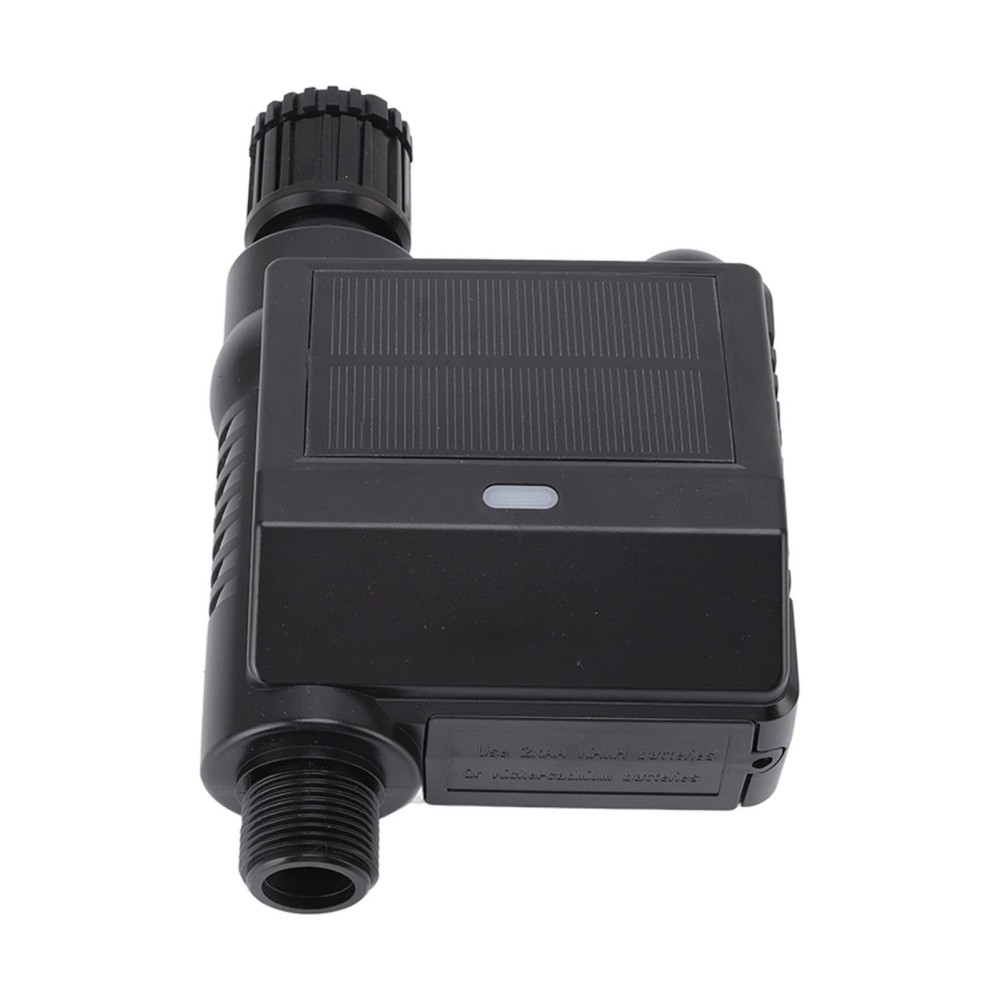 Garden water valve with solar panel T-GM625