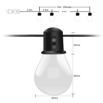 Girlanda ogrodowa T-IQ208