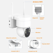 Kamera IP z panelem solarnym T-IQ455