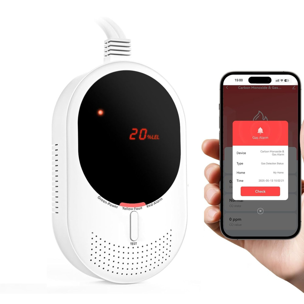 CZUJNIK CZADU I GAZU JKD-815COM-TUYA