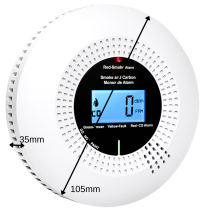 CZUJNIK CZADU I DYMU JKD-514COMTUYA