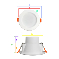 Recessed lamp 6″ T-IQ206