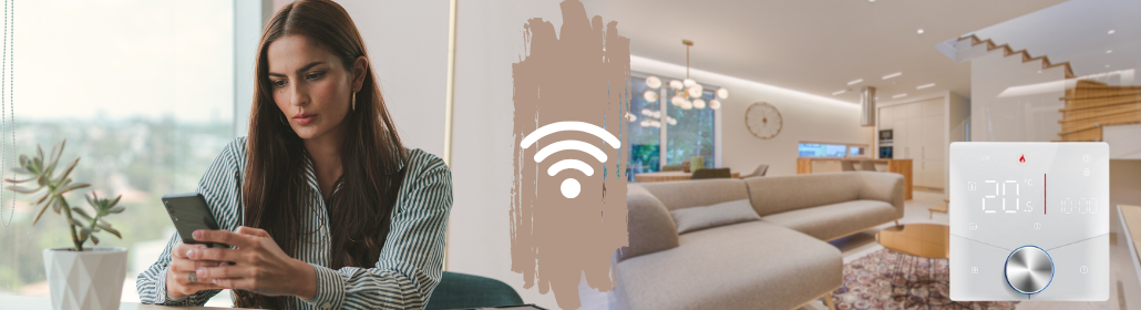 Termostat sterowany za pomocą aplikacji mobilnej Tuya
